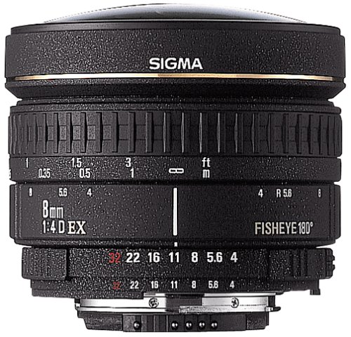 Sigma 8mm f/4.0 EX Circular Fisheye Lens for Konica Minolta SLR Cameras