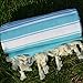 Dandelion - Basic Pattern - 100% Naturally-Dyed Cotton Turkish Towel Peshtemal - 71x39 Inches - Turquoise