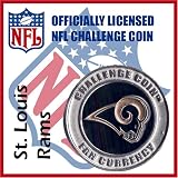 St. Louis Rams NFL Football Helmet Challenge Coin Poker Card Guard with Air Tite Holder