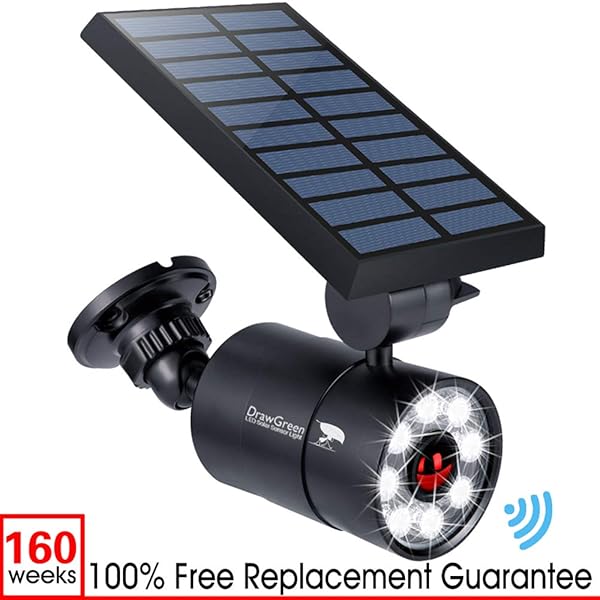 Solar Lights Outdoor Motion Sensor 130W Equiv. 1400Lumen Bright LED Spotlight 9Watt Solar