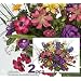 TWO 19" Mixed Spring Artificial Flower Bushes for Home, Garden and Decoration