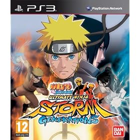 Naruto Shippuden : ultimate Ninja storm generations + Booster (paquet de 8 cartes Naruto)
