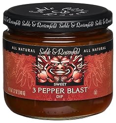 Sable and Rosenfeld 3 Pepper Blast Dip, 12-Ounce Glass Jars (Pack of 6)