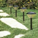 Outdoor Oasis Solar Lights - set of 4 - Black