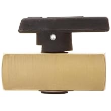 Parker 2F-PR4-VT-B Brass Plug Valve, 1/8" NPT Female