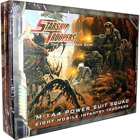 Starship Troopers The Miniatures Game - M-1A4 Power Suit Squad