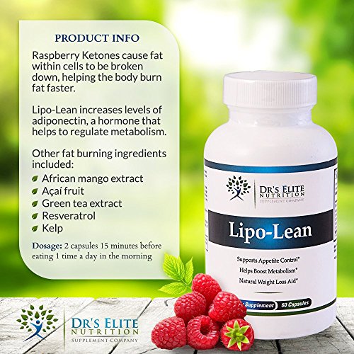 Dr’s Elite LipoLean Weight Loss Pills Raspberry Ketones Diet