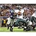 Osi Umenyiora New York Giants - Sacking McNabb - Autographed 8x10 Photograph
