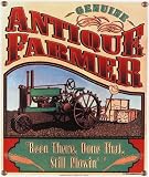 Antique Farmer Porcelain Sign