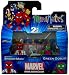 Marvel Minimates Series 41 Mini Figure 2Pack Unmasked SpiderMan Green Goblin_s-1