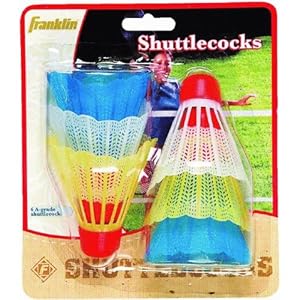 Halex Shuttlecocks, Assorted Colors (6-pack)