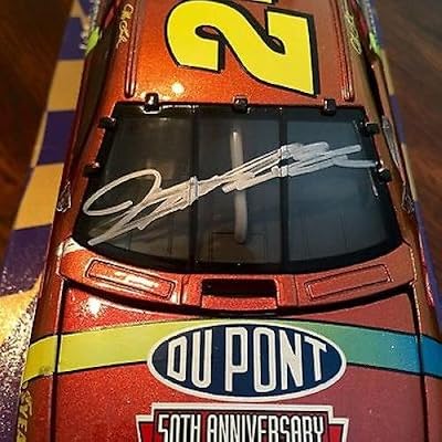 1998 Jeff Gordon Dupont Racing Chromalusion Signed #24 1/24 Diecast Car - Autographed Diecast Cars