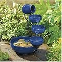 Smart Solar Ceramic Solar Cascade Fountain