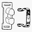 United States Hdwe. D-121C Catch And Clip