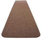Skid-resistant Carpet Runner - Pecan Brown - 6 Ft. X 27 In.