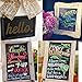 Liquid Chalk Markers Bundle: 10 smooth Paint Pens + 8 Chalkboard Labels - Fine Chisel & Bullet Tip for each Pen Marker - Charming results on: Window, Glass, non-porous Blackboards, Chalkboards & More - Fluorescent & White Wet Ink for Kids - Broad point for drawing