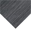 Fine Rib Corrugated Rubber Floor Mat and Runner - Black in color - 3mm x 4ft rolls