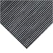 Fine Rib Corrugated Rubber Floor Mat and Runner - Black in color - 3mm x 4ft rolls