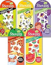 Peaceable Kingdom Fun and Fruity Scratch and Sniff Sticker Party Assortment
