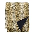 Home Faux Fur Throw Cheetah - Multicolor (50x60")