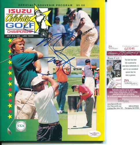Mike Schmidt Autographed/Hand Signed July 8-10, 1994 Izuzu Celbrity Golf Championship Magazine (JSA)