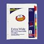 Inser Divider, 5 Tab, 9"x11", Laser/Inkjet, Clear, Single Set AVE11221