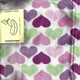 Beansprout Plush Baby Blanket: Hearts