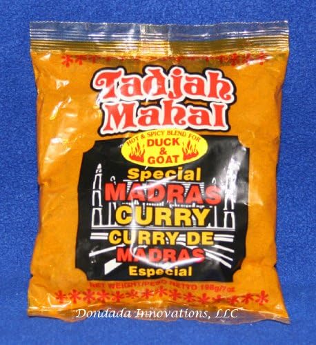 Tadjah Mahal Special Hot & Spicy Duck & Goat Madras Curry