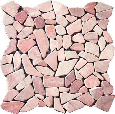 Flat Buff Pebbles 16X16 Natural