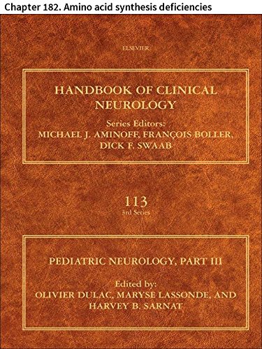 Pediatric Neurology Part III: Chapter 182. Amino acid synthesis deficiencies (Handbook of Clinical Neurology)
