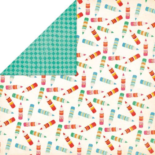 Grace Taylor Playtime Paper 12X12 - Crayon