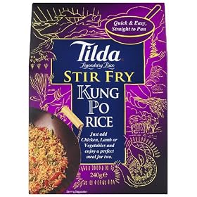 Tilda Kung Po Stir Fry Rice 240 g (Pack of 6)