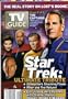 Star Trek Captains Cover TV Guide Magazine April 17-23, 2005 - Kathryn Janeway, Benjamin Sisko, James T. Kirk, Jonathan Archer, Jean Luc Picard