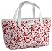 Burberry Women's Canvas Floral Handbag, Red