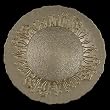 Petunia Charger Dinner Plate (13"), Soft Gold - 6 Pack