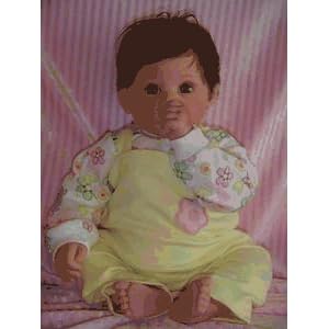 Lee Middleton Dolls 2579 Artist Studio Collection My Own Baby Girl - Little Sweetheart Doll - Brunette