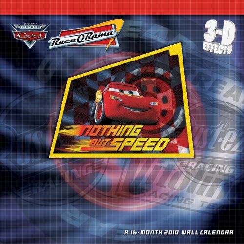 Disney Cars 3D 2010 Wall Calendar