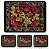 Jason D6115 Woodland Leaves Placemats, Set of 4