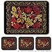 Jason D6115 Woodland Leaves Placemats, Set of 4