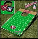 San Francisco 49ers NFL Football Field Bean Bag Toss Game