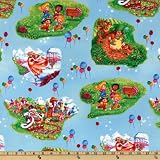 44 Wide Blue Scenic Hasbros Candyland Fabric By The Yard 611g8k2wHxL. SL160 44 Wide Blue Scenic Hasbros Candyland Fabric By The Yard