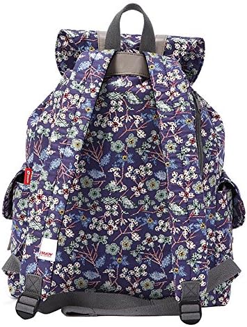sean keegan Multi-function Practical large capacity Leisure outdoor Canvas Polka Dot Rucksack Backpack campus Tote Handbag Satchel Campus computer travel Book bag Schoolbag for teen girls / college student Purple