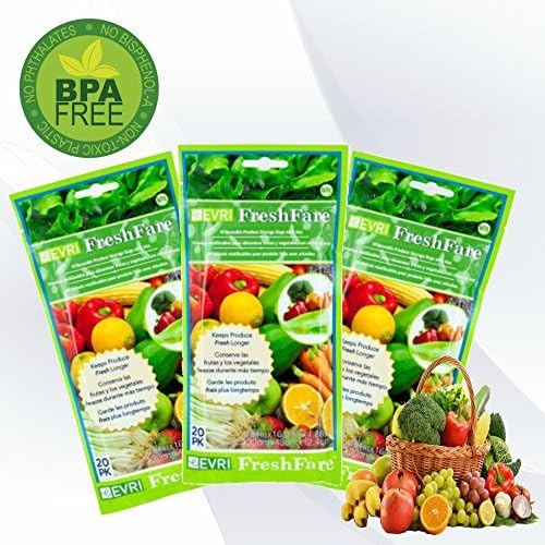 Re-Usable Fruit And Vegetable Saving Bags [Set Of 3]- Eco Friendly, Preserving Freshness And Extends Life Of All Produce