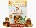 Dogswell DW13525 Veggie Life Vitality Treats - Chicken And Apple - 15 Ounces
