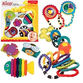 Sassy Baby's First Toy 6 Piece Gift Set