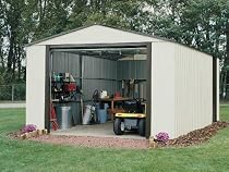 Hot Sale Arrow VT1231 Vinyl Coated Murryhill 12-Feet by 31-Feet Heavy Duty Steel Storage Shed