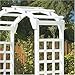 Greenstone Arch Arbor, White