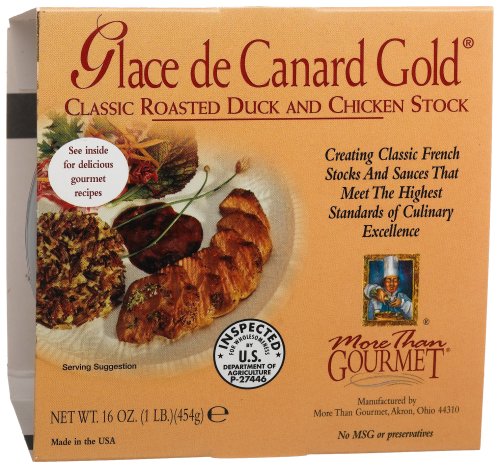 More Than Gourmet Glace De Canard Gold® Roasted Duck Stock, 16-Ounce Units by More Than Gourmet