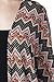 82 Days Women'S Poly Rayon Open Front High Low Kimono Style Cardigan - Print