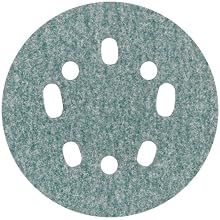 Norton 3X 5 & 8 Hole Universal Vacuum Abrasive Fiber Disc, Fiber Backing, Hook & Loop, Aluminum Oxide